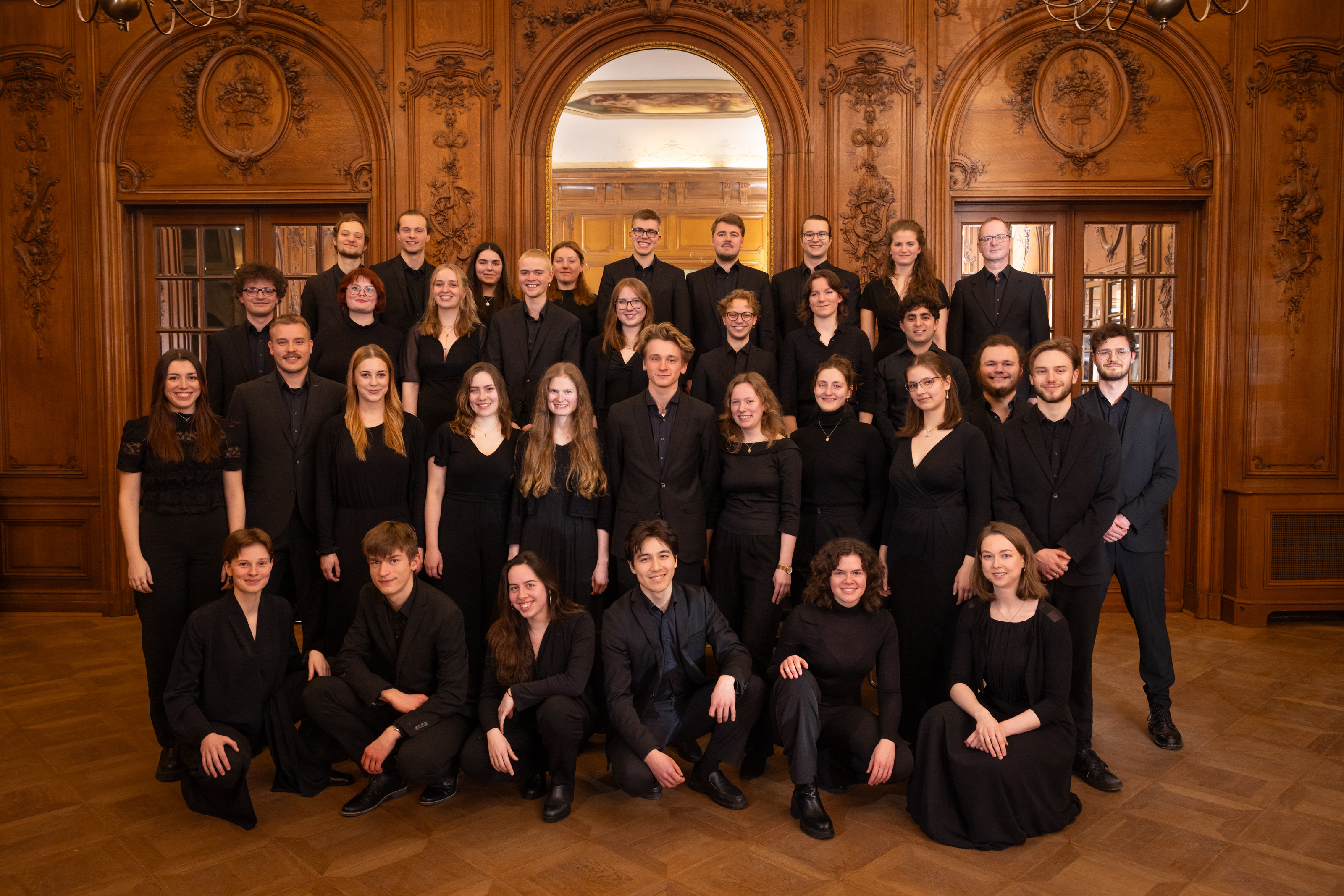 Group photo of the chamber choir