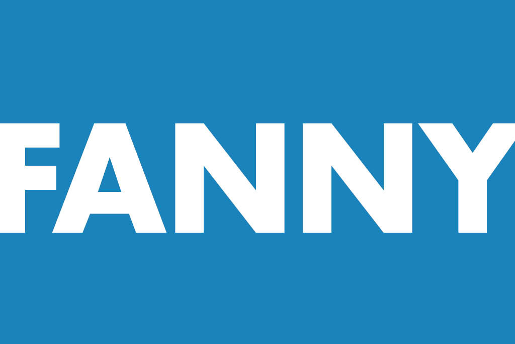 Schriftzug mit Fanny